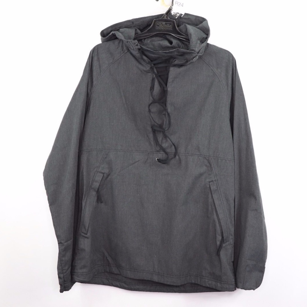 New NAU Popu Lace Pullover Lightweight Hoodie Gray